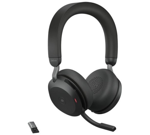 Гарнитура беспроводная/ Jabra Evolve2 75, Link380c MS Stereo Stand Black Гарнитура беспроводная/ Jabra Evolve2 75, Link380c MS Stereo Stand Black