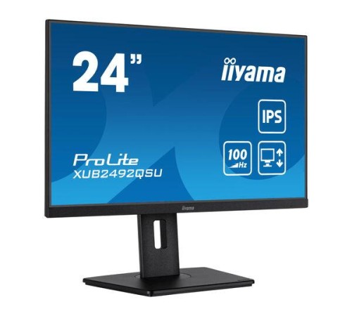 Монитор LCD 23.8'' 16:9 2560х1440(WQHD) IPS, 100 Hz, 300 cd/m2, 1000:1, 80M:1, 0,5 ms, HDMI, DP, USB-Hub, Height adj, Pivot, Tilt, Swivel, Speakers, Black (Мятая упаковка) Монитор LCD 23.8'' 16:9 2560х1440(WQHD) IPS, 100 Hz, 300 cd/m2, 1000:1, 80M:1, 0,5 ms, HDMI, DP, USB-Hub, Height adj, Pivot, Tilt, Swivel, Speakers, Black (Мятая упаковка)