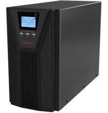 Онлайн ИБП ДКС серии Small Tower, 2000 ВА/1800 Вт, 1/1, 4xSchuko, EPO, USB, RS-232, RJ45, 6x7Ач