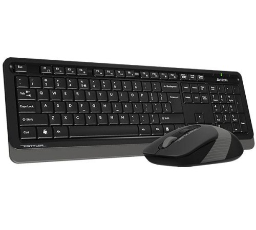 Клавиатура + мышь A4Tech Fstyler FG1010 клав:черный/серый мышь:черный/серый USB беспроводная Multime FG1010 GREY