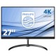Монитор LCD 27'' 16:9 3840x2160(UHD 4K) IPS, 60 Hz, 350 cd/m2, 1000:1, 20М:1, 5ms, 2xHDMI, DP, Tilt, Black (Из ремонта)
