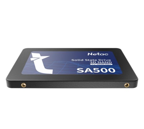 SSD накопитель Netac SSD SA500 128GB 2.5 SATAIII 3D NAND, R/W up to 500/400MB/s, TBW 60TB, 3y wty SSD накопитель Netac SSD SA500 128GB 2.5 SATAIII 3D NAND, R/W up to 500/400MB/s, TBW 60TB, 3y wty