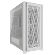 Корпус без блока питания/ Case Corsair 5000D CORE Airflow, Midi-Tower, TG, no fan, 2xUSB-A 3.2, 1xUSB 3.2 Type-C, E-ATX, ATX, mATX, mITX White