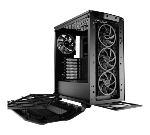Корпус ПК без блока питания/ Case be quiet! PURE BASE 500 FX, Midi-Tower, TG, 3x120mm + 1x140mm ARGB, 1xUSB-A 3.2, 1xUSB 3.2 Type-C, ATX, mATX, mITX Black