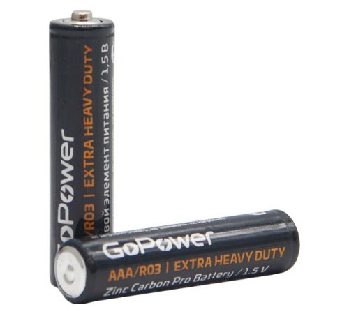 Батарейка AAA/ Батарейка GoPower R03 AAA Shrink 4 Heavy Duty 1.5V (4/60/1200) (4 шт.) Батарейка AAA/ Батарейка GoPower R03 AAA Shrink 4 Heavy Duty 1.5V (4/60/1200) (4 шт.)