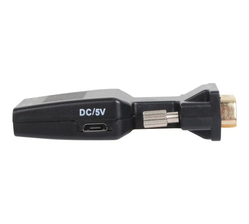 Переходник/ Переходник VGA(M)+audio+microUSB --> HDMI(F)1080*60Hz, VCOM <CA337A>