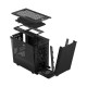 Корпус ПК без блока питания/ Case Fractal Design Define 7 Nano TG Light Tint, Mini-Tower, 1x120mm + 1x140mm, 2xUSB-A 2.0 + 2xUSB-A 3.2 + 1xUSB 3.2 Type-C mITX, mDTX Black