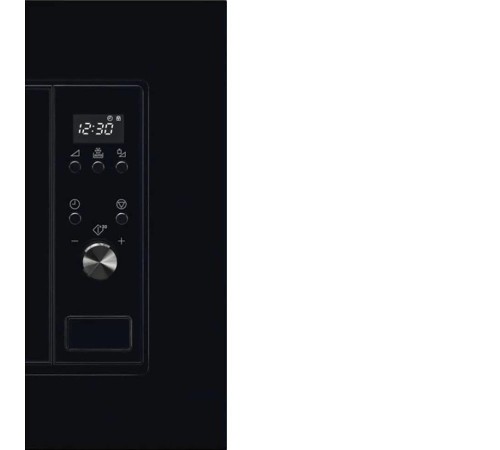 Встраиваемая микроволновая печь ELECTROLUX/ Встраиваемая микроволновая печь, объем 20 л., высота 380 мм, цвет черный