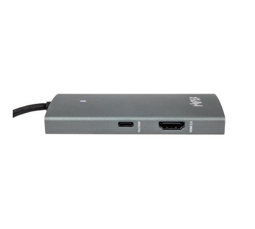 Док-станция/ Docking station HIPER USB-C HUB 6in1 (1*USB-C 100W PD, 1*HDMI 4K@60Hz, 2*USB-A 3.0 (5Gbps data), 1*USB-C 3.0 (5Gbps data), 1*RJ45 Gb) Док-станция/ Docking station HIPER USB-C HUB 6in1 (1*USB-C 100W PD, 1*HDMI 4K@60Hz, 2*USB-A 3.0 (5Gbps data), 1*USB-C 3.0 (5Gbps data), 1*RJ45 Gb)
