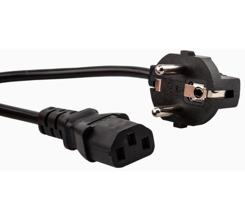 Кабель/ Кабель компьютер --> розетка 220V ( угловая Евровилка) <VDE> 3G*0,75mm2 VCOM <CE021-CU0.75-5> , 5,0м Кабель/ Кабель компьютер --> розетка 220V ( угловая Евровилка) <VDE> 3G*0,75mm2 VCOM <CE021-CU0.75-5> , 5,0м