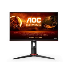 Монитор игровой 23.6'' 16:9 1920х1080(FHD) VA, Curved, 165 Hz, 250 cd/m2, 3000:1, 80M:1, 4ms, VGA, 2xHDMI, DP, Tilt, Speakers, Black+Cherry