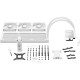 Водяное охлаждение для процессора/ Water Cooling System be quiet! LIGHT LOOP 360mm white (250W, 360mm, White, ARGB/ Fans: 3x120mm, 61.8CFM, 36.8dBA, 2100RPM/ Pump 2900RPM, Rad thickness 27mm/ S: 1851, 1700, 1200, 115X, AM5, AM4)