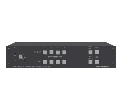 Матричный коммутатор 4х2 HDMI 4K/60 (4:4:4) с HDCP 1.4/2.2, HDR и EDID/ 4x2 4K HDR HDMI HDCP 2.2 Matrix Switcher Матричный коммутатор 4х2 HDMI 4K/60 (4:4:4) с HDCP 1.4/2.2, HDR и EDID/ 4x2 4K HDR HDMI HDCP 2.2 Matrix Switcher
