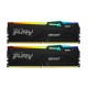 Оперативная память Kingston 32GB 6400MT/s DDR5 CL32 DIMM Kit (2x16GB) FURY Beast RGB XMP