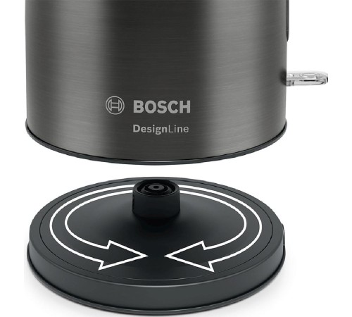 Чайник BOSCH/ Цвет: графитовый, 2400 Ватт, скрытый нагр.элемент, 1.7 л Чайник BOSCH/ Цвет: графитовый, 2400 Ватт, скрытый нагр.элемент, 1.7 л
