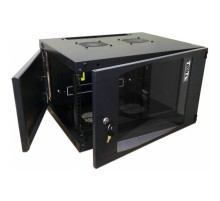 Шкаф Шкаф настенный Next, 18U 550x600, стеклянная дверь, черный