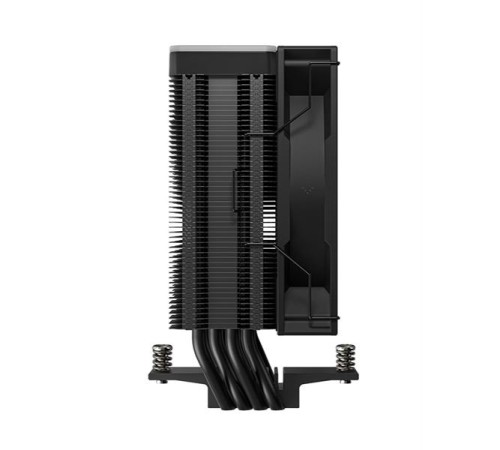 Кулер для процессора DEEPCOOL AG400 BK ARGB V2 LGA1851/1700/1200/115X/AM5/AM4 (18шт/кор, TDP 220W, PWM, ARGB Fan 120mm, 4 тепл. трубки, черный) RET (R-AG400-BKAMMN-GJD)