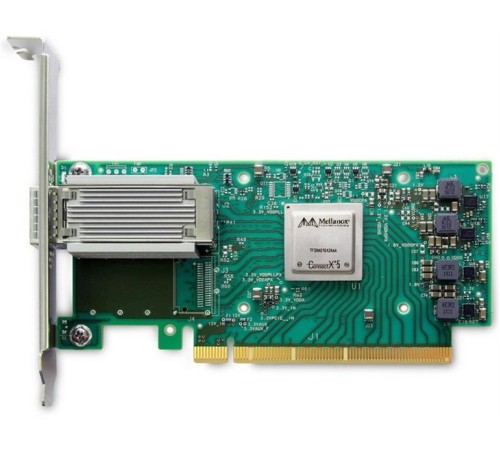 адаптер Mellanox ConnectX-5 EN network interface card, 100GbE single-port QSFP28, PCIe Gen 3.0 x16, tall bracket, 1 year адаптер Mellanox ConnectX-5 EN network interface card, 100GbE single-port QSFP28, PCIe Gen 3.0 x16, tall bracket, 1 year