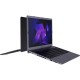 Ноутбук/ Ноутбук KVADRA NAU LE14U 14.1"(1920x1080 IPS)/Intel Core i5 1235U(1.3Ghz)/8192Mb/256SSDGb/noDVD/Int:Intel Iris Xe Graphics/Cam/BT/WiFi/55WHr/war 1y/1.56kg/графит/noOS + FRP