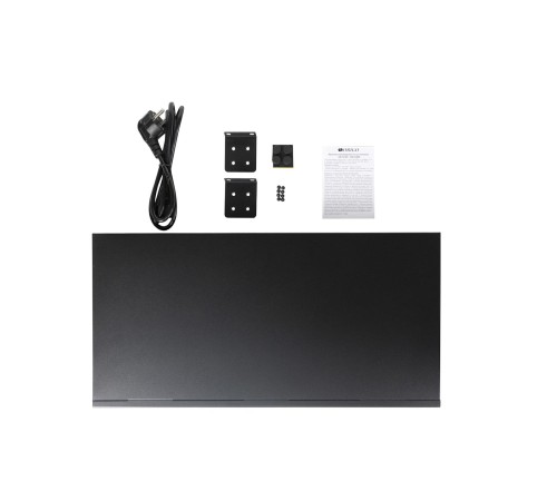 Коммутатор/ Unmanaged Switch 24x100Base-TX PoE, 2x1000Base-T, PoE Budget 285W, Long-range PoE up to 250m, 19" w/brackets