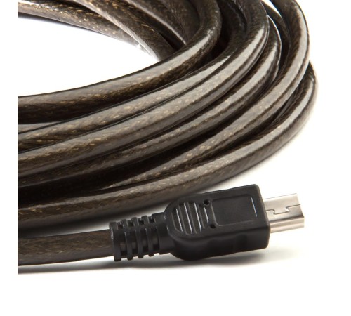 Greenconnect Кабель активный USB 2.0 10.0m Premium GCR-UM2M5P1-BD2S-10.0m, AM / mini 5P, 28/24 AWG экран, армированный, морозостойкий, с усилителем и разъёмом для доп.питания, черно-прозрачный Greenconnect Кабель активный USB 2.0 10.0m Premium GCR-UM2M5P1-BD2S-10.0m, AM / mini 5P, 28/24 AWG экран, армированный, морозостойкий, с усилителем и разъёмом для доп.питания, черно-прозрачный