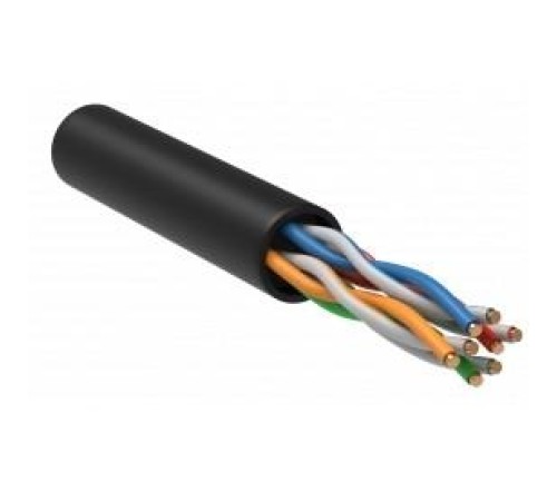 Витая пара U/UTP кат.5E 4х2х24AWG LDPE черный