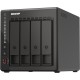 Сетевое хранилище без дисков/ SMB QNAP TS-453E-8G NAS, 4-tray w/o HDD. 2xHDMI-port. 4-core Celeron J6412 2-2.6 GHz, 8GB DDR, 2x2.5Gb LAN, 2 x M.2 2280 PCIe Gen 3 x2, 2x USB 3.2 Gen 2 (10Gbps) Port, 2x USB 2.0 port