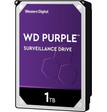 Жесткий диск/ HDD WD SATA3 1Tb Purple Video IntelliPower 64Mb 1 year warranty