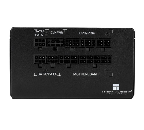Блок питания 850W/ Power Supply Thermalright, 850W 80+ Bronze (ATX, 3.0, PCIe 5.0, Full modular, 1x24(20+4)pin, 2xCPU 8(4+4)pin, 4xPCIe*2 8(6+2)pin, 3xSATA3, 1x12+4pin (12VHPWR PCIe 5.0 12+4pin 600mm), 3xMOLEX4pin, Active, 120x120mm, 150x140x86mm, APFC, b Блок питания 850W/ Power Supply Thermalright, 850W 80+ Bronze (ATX, 3.0, PCIe 5.0, Full modular, 1x24(20+4)pin, 2xCPU 8(4+4)pin, 4xPCIe*2 8(6+2)pin, 3xSATA3, 1x12+4pin (12VHPWR PCIe 5.0 12+4pin 600mm), 3xMOLEX4pin, Active, 120x120mm, 150x140x86mm, APFC, b