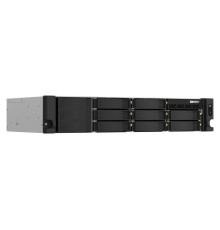 Система хранения данных QNAP SMB 2U/8bay QC 2,2GhzCPU/4Gb(upto64Gb)/upto 20HDD with TL-R1200S-RP/SATA(3,5'' 2,5")/ 4xUSB3.2/2xExp.slot/2x2,5Gb/iSCSI/2xPS/no rail(RAIL-B02)/3YW TS-873AeU-RP (существенное повреждение коробки)