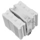 Кулер для процессора/ CPU Cooler Thermalright Peerless Assassin 90 SE White (4-pin PWM, 110mm, Ni/CU, 4x6mm, 1x92mm, 32.77CFM, 23.85 dBA, 2200RPM, S: 1700, 1200, 115X, AM5, AM4)