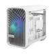 Корпус ПК без блока питания/ Case Fractal Design Torrent Nano RGB TG Clear Tint, Mini-Tower, 1x180mm RGB, 2xUSB-A 3.2 + 1xUSB 3.2 Type-C mITX, mDTX White