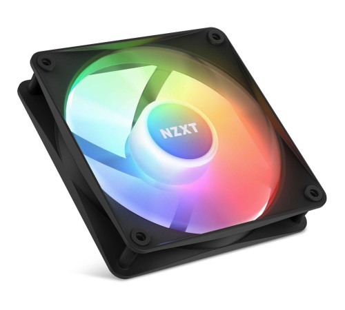 Кулер для корпуса ПК/ Case Cooler NZXT F120 RGB Core (120x120x25mm, 4-pin PWM, RGB, 78.86CFM, 33.88dBA, 1800RPM, Black)