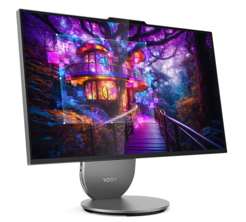 Моноблок Lenovo Yoga AIO 27IAH10 27" QHD (2560x1440) IPS 400N 120Hz, Ultra 9 285H, 32GB LPDDR5x-7467, 1TB SSD M.2, NVIDIA RTX 4050 6GB, WiFi7, BT, Wireless KB&Mouse, Win 11 Home Rus, Luna Grey, 1Y