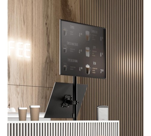 ONKRON кронштейн для двух мониторов 13"-34" настольный, чёрный D208E ONKRON кронштейн для двух мониторов 13"-34" настольный, чёрный D208E