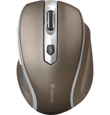 Defender Беспроводная оптическая мышь Safari MM-675 коричневый,6кнопок,800-1600dpi USB