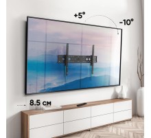 ONKRON наклонный кронштейн для дисплеев и ТВ 60"-110", черный UT12
