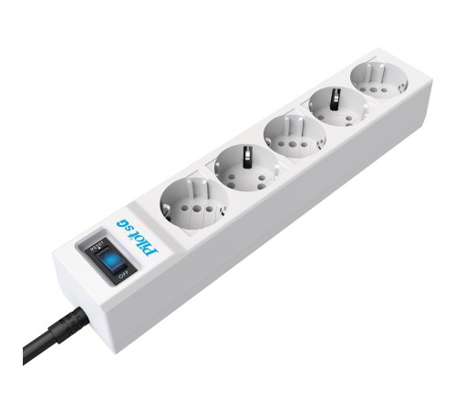 Сетевой фильтр/ Surge protector Pilot SG5 5 outlets (GP), 10A / 2.2kVt, automatic circuit-breaker, 7 m Сетевой фильтр/ Surge protector Pilot SG5 5 outlets (GP), 10A / 2.2kVt, automatic circuit-breaker, 7 m