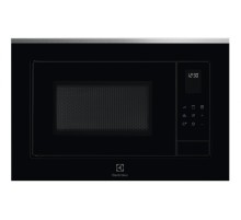 Встраиваемая микроволновая печь ELECTROLUX/ Микроволновая печь с грилем, объем 25 л., высота 390 мм, цвет черный/нерж. Сталь