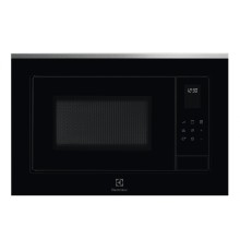 Встраиваемая микроволновая печь ELECTROLUX/ Микроволновая печь с грилем, объем 25 л., высота 390 мм, цвет черный/нерж. Сталь