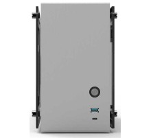 корпус ZALMAN M2 MINI, MITX, ALUMINIUM, SILVER, WINDOWx2, RISER CARD, 2x3.5", 3x2.5", 1xUSB3.0, 1xUSB3.1 TYPE-C, TOP 1x80mm (незначительное повреждение коробки)