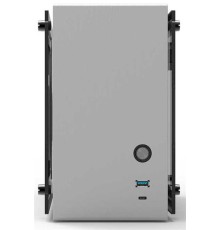 корпус ZALMAN M2 MINI, MITX, ALUMINIUM, SILVER, WINDOWx2, RISER CARD, 2x3.5", 3x2.5", 1xUSB3.0, 1xUSB3.1 TYPE-C, TOP 1x80mm