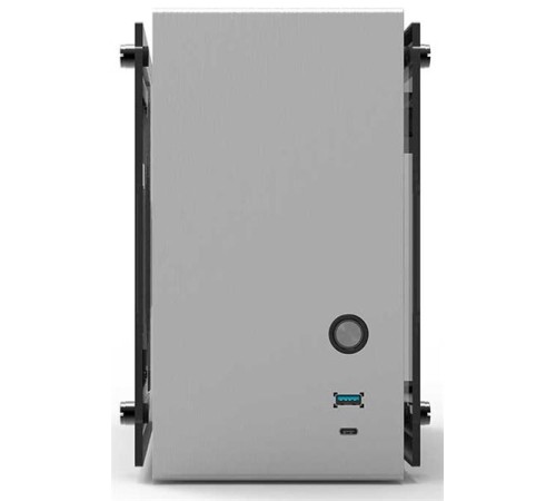 корпус ZALMAN M2 MINI, MITX, ALUMINIUM, SILVER, WINDOWx2, RISER CARD, 2x3.5", 3x2.5", 1xUSB3.0, 1xUSB3.1 TYPE-C, TOP 1x80mm (незначительное повреждение коробки)