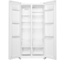 Холодильник MAUNFELD/ Холодильник с инвертором MAUNFELD MFF177NFWE, инверторный компрессор, NoFrost, полезный объем 430 л, объем холодильной камеры 263 л, объем морозильной камеры 170 л, электронное управление, LED освещение, R600A, морозильная камера сбо