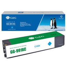 Картридж Cartridge G&G 991X для HP PageWide Managed, (16 000стр.), голубой (аналог X4D10AC,M0K06XC,M0J90AE)