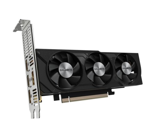 Видеокарта/ VGA GIGABYTE NVIDIA GeForce RTX 4060 OC Low Profile 8G 8GB, GDDR6/128-bit, PCIe 4.0, 2xHDMI 2.1, 2xDP, 2-slot