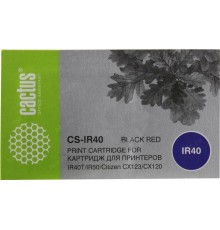 -/ Картридж матричный Cactus CS-IR40 черный/красный для Citizen IR40T/IR50 CX123/CX120