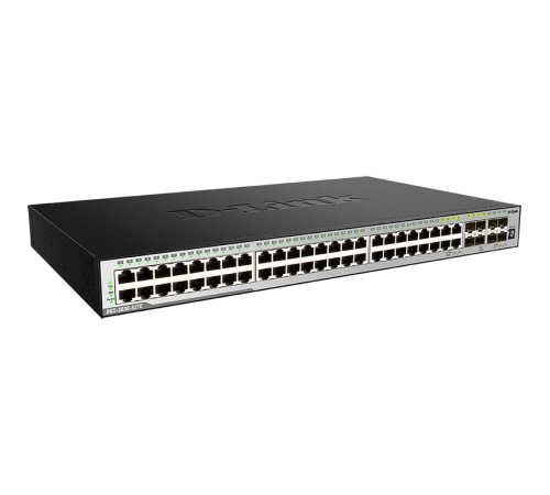Коммутатор/ DGS-3630-52TC/A1ASI,DGS-3630-52TC/*SI Managed L3 Stackable Switch 44x1000Base-T, 4x10GBase-X SFP+, 4xCombo 1000Base-T/SFP, Surge 6KV, CLI, 1000Base-T Management, RJ45 Console, mini-USB Console, USB, RPS, Alarm RJ-45, Dying Gasp, Standard Image