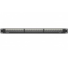 Патч-панель 19",1U,CAT5E, 24 модуля RJ45, экранированная