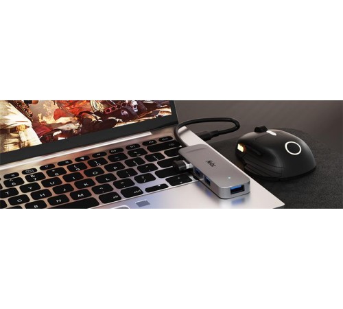 USB-концентратор Netac USB Hub WF11, USB-A to USB3.0*4 (repl. NT08WF11-30GR)